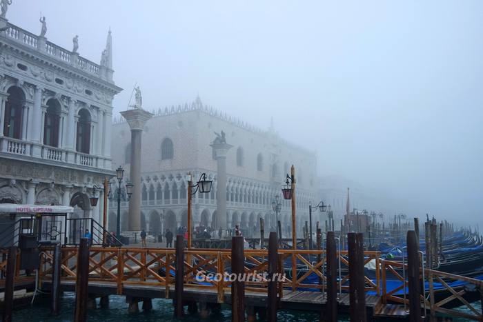 Майские праздники в Венеции. Дождь