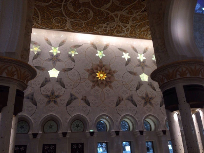 Мечеть шейха Зайда - фото внутри 2