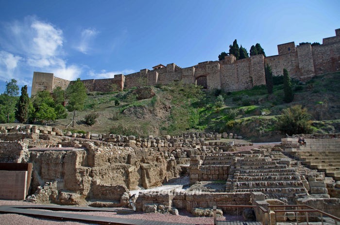 Достопримечательности Малаги: Крепость Алькасаба и римский театр