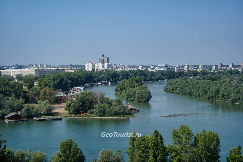 Панорама из парка Калемегдан